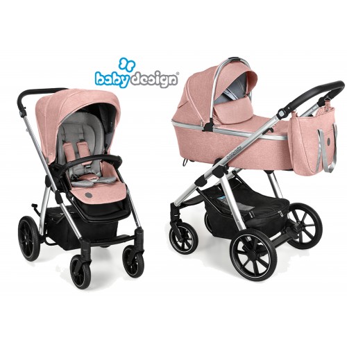 Baby Design BUENO 2v1 kočík Pink